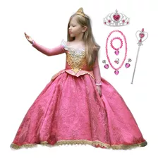 Fantasia De Princesa Da Bela Adormecida Para Meninas 1