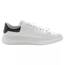 Tenis Branco Masculino Sola Alta Casual Fique 4cm Mais Alto