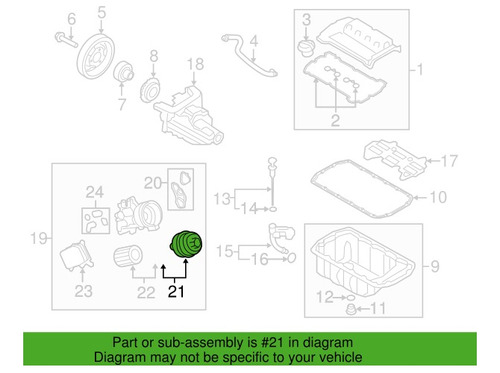 Tapa Caja Filtro Aceite Mini Cooper Countryman 2006-2016 Foto 5