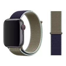 Correa Para Apple Watch Nylon Velcro 38 / 40 / 42 / 44 Mm 