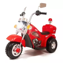 Moto A Bateria 3 Ruedas Juguete Niño 20kg 6v Love 3004 Luces Color Rojo