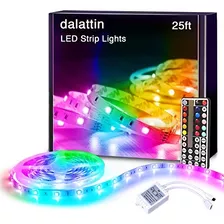 Dalattin Luces Led Para Dormitorio Rgb 5050 De 25 Pies, Kit 