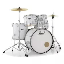 Bateria Pearl Roadshow Bumbo 22 C/ Ferragens | Banco | Pedal Cor Pure White