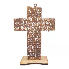 10 Cruces Padre Nuestro 20 Cms. Mdf 3 Mm.