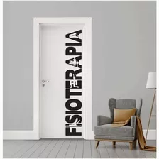 Adesivo Fisioterapia Porta Decorativo 2mts Colante Premium