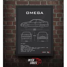 Quadro Chevrolet Omega Cd 4.1 Interlakes - Tam. A3