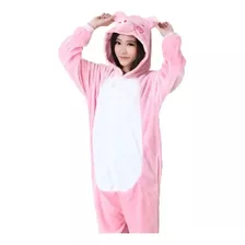 Pijama Kigurumi Enterizo Importado Chanchita Rosa 