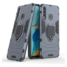 Huawei P30 Lite Case Black Panther + Cristal Templado 9h