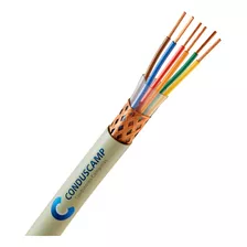 Cabo Manga Blindado Malha De Cobre 4 Vias De 26 Awg (100mts)