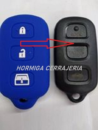 Funda Silicon Para Control Alarma Skin Toyota Foto 3