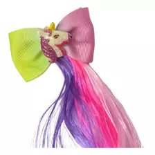 Pinza Extensión Niña - Accesorio Cabello - Unicornio Fucsia