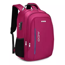 Mochila Masculina Feminina Capa De Chuva Antifurto E Usb