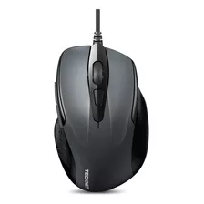 Mouse Con Cable Usb Tecknet De 6 Botones Ergonomico