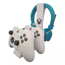 Suporte Dois Controle E Headset Xbox One E Séries S E X