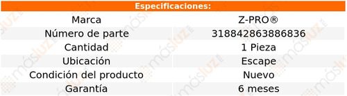 1- rbol Levas Escape Rio L4 1.6l 2018/2021 Z - Pro Foto 2