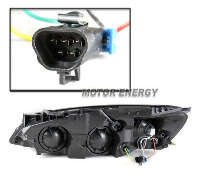 For 05-10 Pontiac G6 Black/smoke Headlight Lamp W/bumper Nnc Foto 2