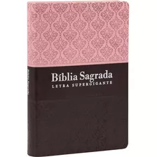 Bíblia Sagrada Letra Super Gigante Arc Almeida Revista Corrigida Com Índice Lateral