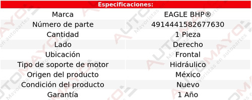 Un Soporte Motor Del Derecho Eagle Gls450 3.0lv6 17-19 Foto 3