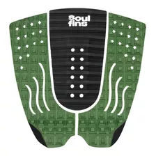 Deck Surf Antiderrapante - Soul Fins Colors Preto/musgo 67