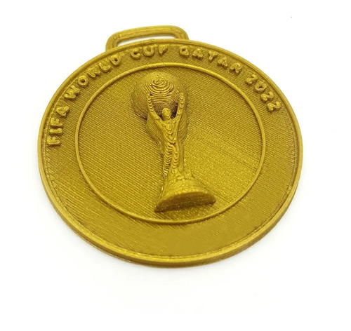 Medalla Somos Campeones Trofeo Souvenir Cumpleaños X10 Dorado