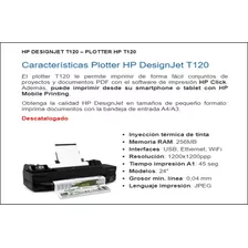 Impresora Plotter Hp Designjet T120