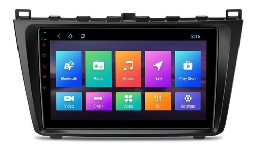 Mazda 6 2009-2013 Android 2k Wifi Gps Bluetooth Radio Usb Hd Foto 2