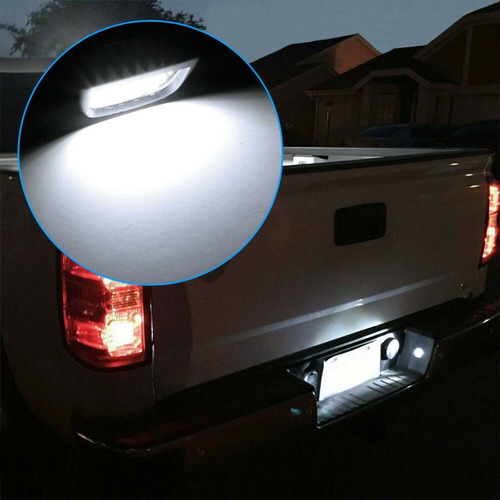 Set 2 Lamparas Luz Led Smd Porta Placa Chevy Silverado Gmc Foto 5