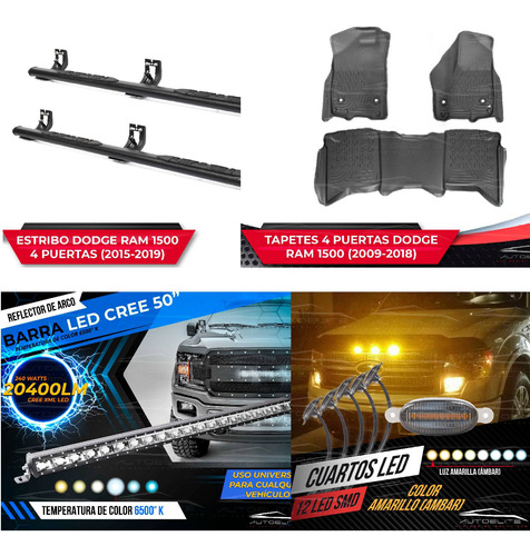 Parrilla Led Tipo Dodge Ram 1500 2009 2010 2011 2012 2013 Foto 8