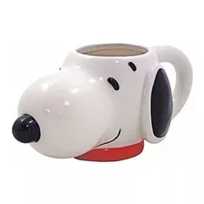 Icup Cacahuetes Snoopy Moldeado Cabeza Taza De Cerámica, Cla