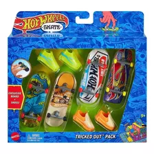 Hot Wheels Conjunto Skate De Dedo + Tênis Tony Hawk - Mattel