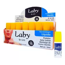 Protetor Labial Manteiga De Cacau Liquida Laby 15 Fps C/24un