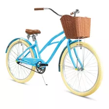 Bicicleta Turbo Clasica R26 Calidad Aluminio Mujer Moderna Color Azul/aqua Tamaño Del Cuadro M