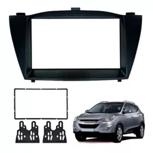 Moldura Painel Hyundai Ix 35 Mp5 2din 7polegadas 10/17 Preto