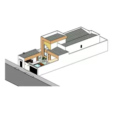 Projeto Arquitetônico Casa 160 M² Editável Revit