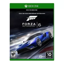 Forza 6 - Xbox One - Semi-novo Ten Year Edition Menor Preço 