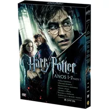 Dvd Coleção Harry Potter 1-7 Parte 1 - Com Luva - Lacrado