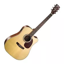 Guitarra Acústica Cort Mr600f Para Diestros Natural Satin