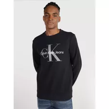 Sudadera Negra De Hombre Calvin Klein