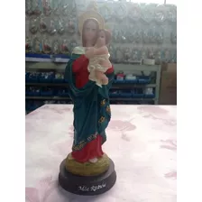 Imagem Nossa Senhora Mae Rainha Escultura Resina 20cm.