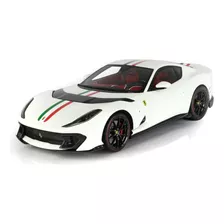 Ferrari 812 Competizione Branca Italia 1/18 Bbr Miniatura