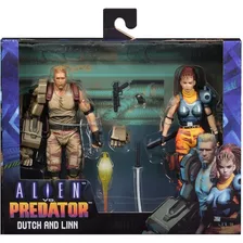 Neca - Pack 2 Figuras Dutch And Linn - Alien Vs Predator