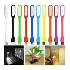 Luz Led Usb X 10 Und Notebook Portatil Flexible Linterna