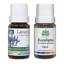 Kit C/ 2 Óleos Essencial Lavanda E Eucalipto Globulus Wnf 