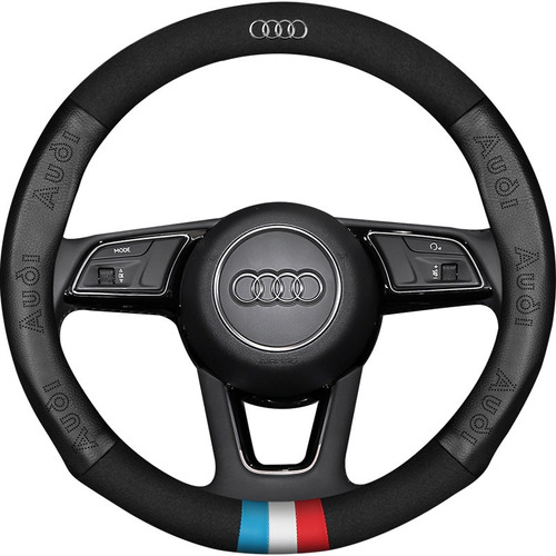 Foto de Funda Para Volante Audi A3/a4/a6 Q3/q5/q7, Color Negro