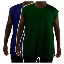 Kit 2 Camiseta Machão Plus Size Masculina Esporte Casual