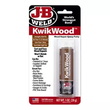 Masilla Epoxi Putty De J-b Weld Kwikwood Para Reparar Mader.