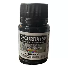 Tinta Decorfix150 321 Para Canetar Preta - 37ml