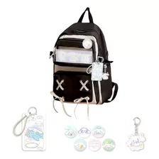 Mochila Kawaii Cinnamoroll For Teens With Alfileres