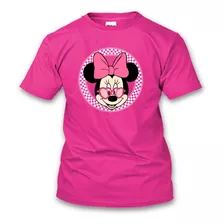 Playera Minnie Mouse Cara Lentes Todas Las Tallas