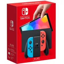 Nintendo Switch Oled 64gb Neon / Colorido Novo Original Nf